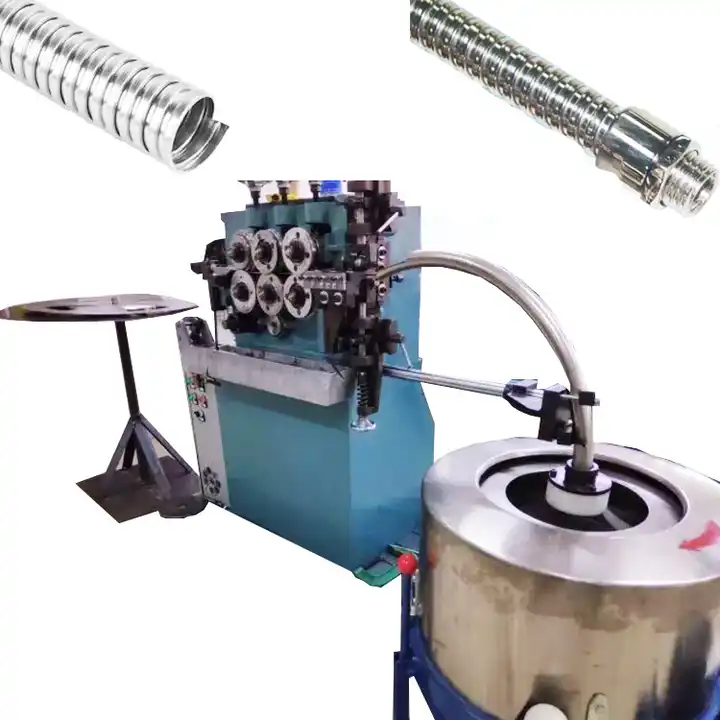 Flexible Metal Pipe Making Machine Interlocked Metal Hose Conduit Hose Making Machine Send To Ind...